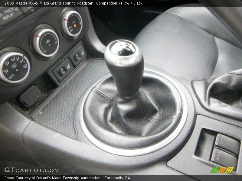 Competition Yellow / Black 2009 Mazda MX-5 Miata Grand Touring Roadster