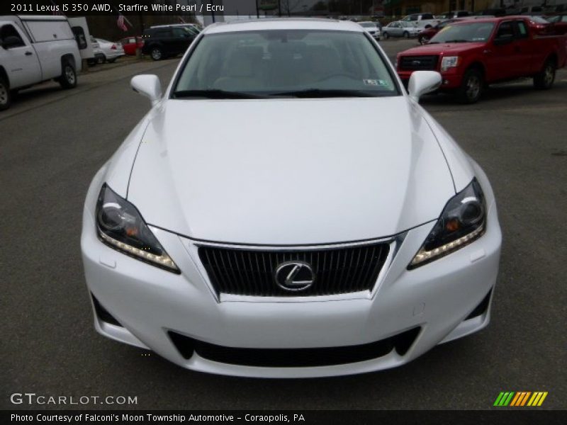 Starfire White Pearl / Ecru 2011 Lexus IS 350 AWD
