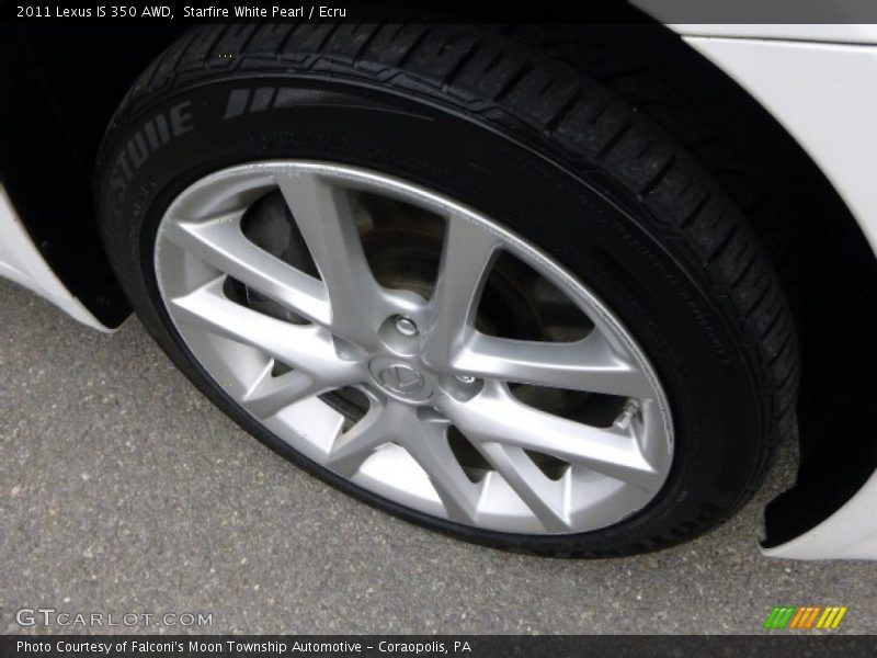 Starfire White Pearl / Ecru 2011 Lexus IS 350 AWD