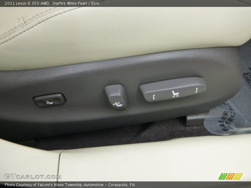 Starfire White Pearl / Ecru 2011 Lexus IS 350 AWD