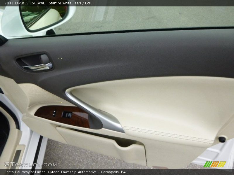 Starfire White Pearl / Ecru 2011 Lexus IS 350 AWD