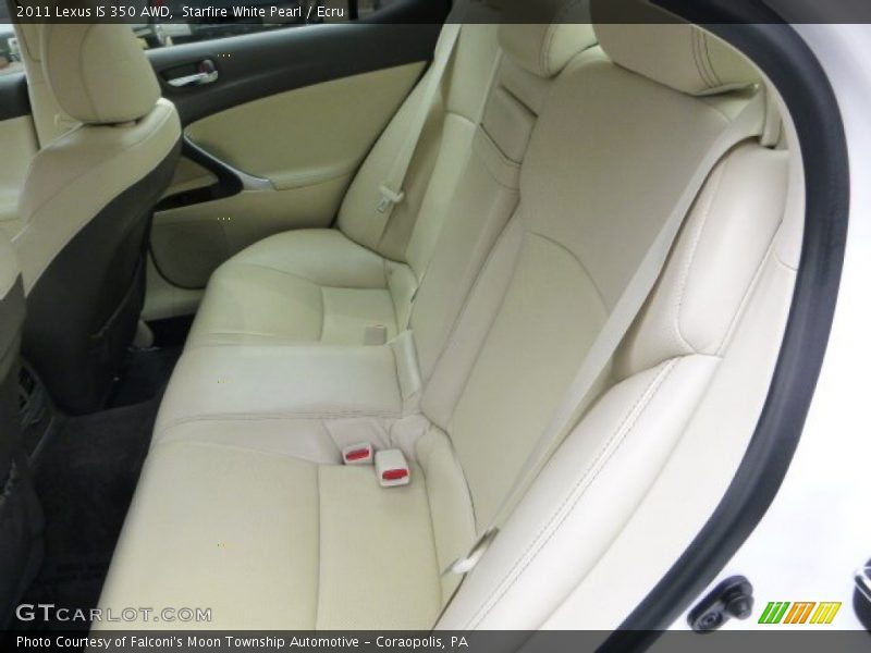 Rear Seat of 2011 IS 350 AWD