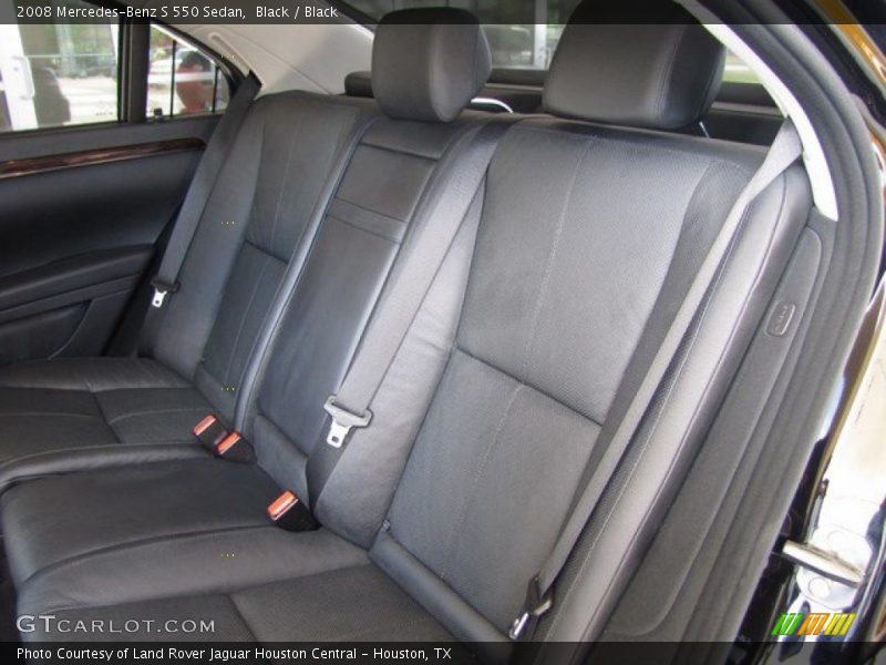 Black / Black 2008 Mercedes-Benz S 550 Sedan