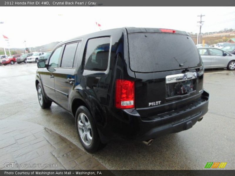 Crystal Black Pearl / Gray 2012 Honda Pilot EX 4WD