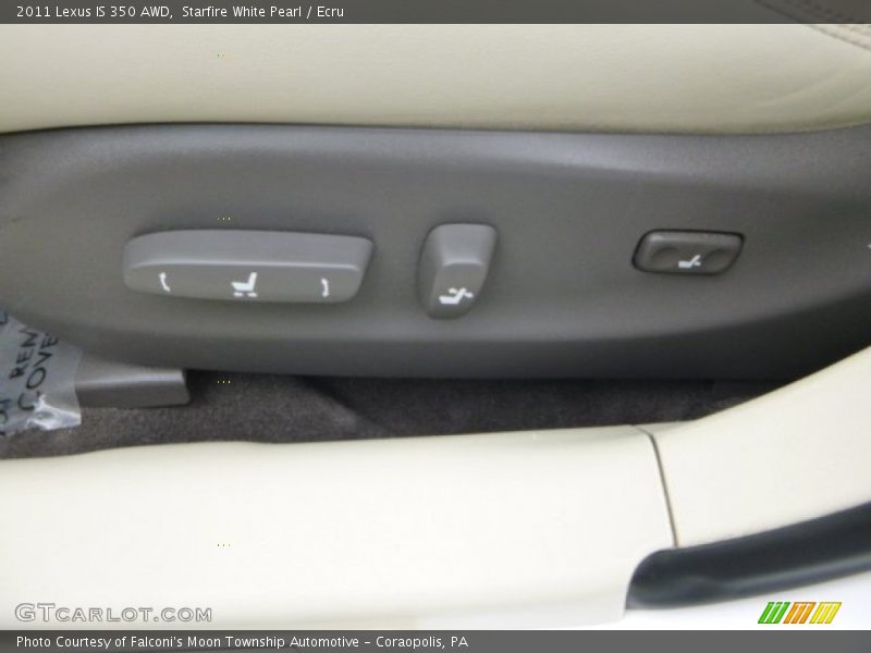 Starfire White Pearl / Ecru 2011 Lexus IS 350 AWD