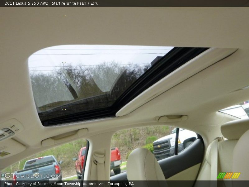Starfire White Pearl / Ecru 2011 Lexus IS 350 AWD