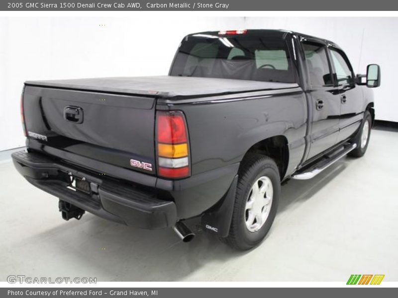 Carbon Metallic / Stone Gray 2005 GMC Sierra 1500 Denali Crew Cab AWD