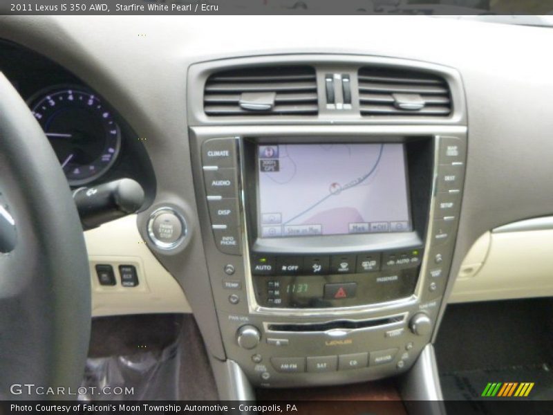 Controls of 2011 IS 350 AWD