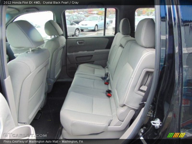 Crystal Black Pearl / Gray 2012 Honda Pilot EX 4WD