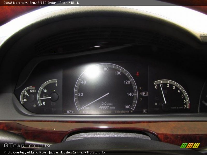 Black / Black 2008 Mercedes-Benz S 550 Sedan