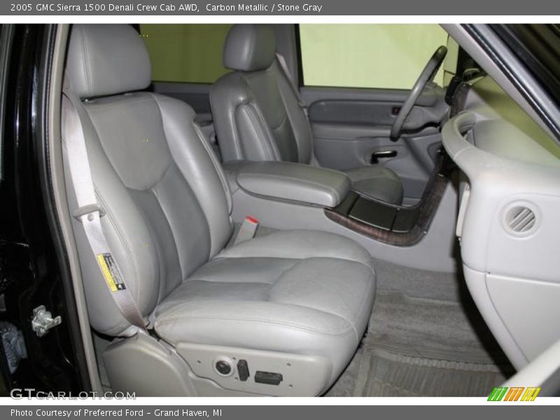 Carbon Metallic / Stone Gray 2005 GMC Sierra 1500 Denali Crew Cab AWD