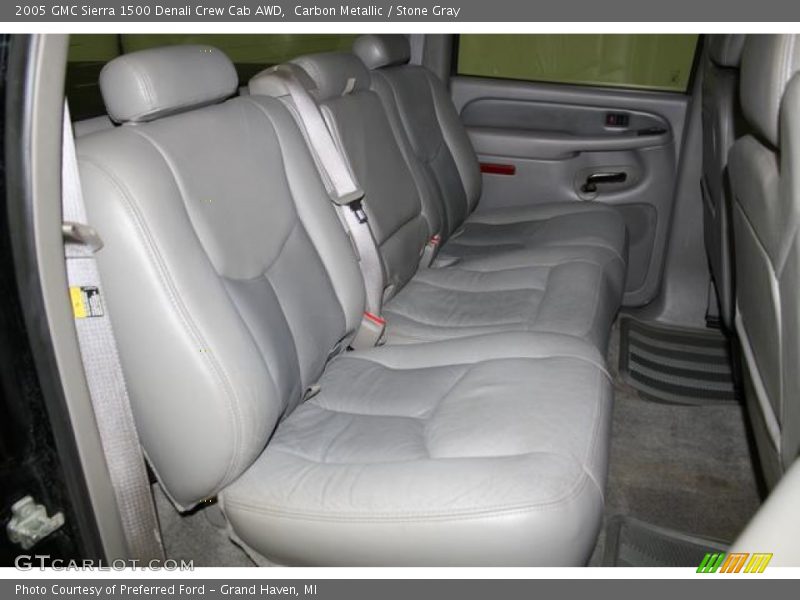 Carbon Metallic / Stone Gray 2005 GMC Sierra 1500 Denali Crew Cab AWD