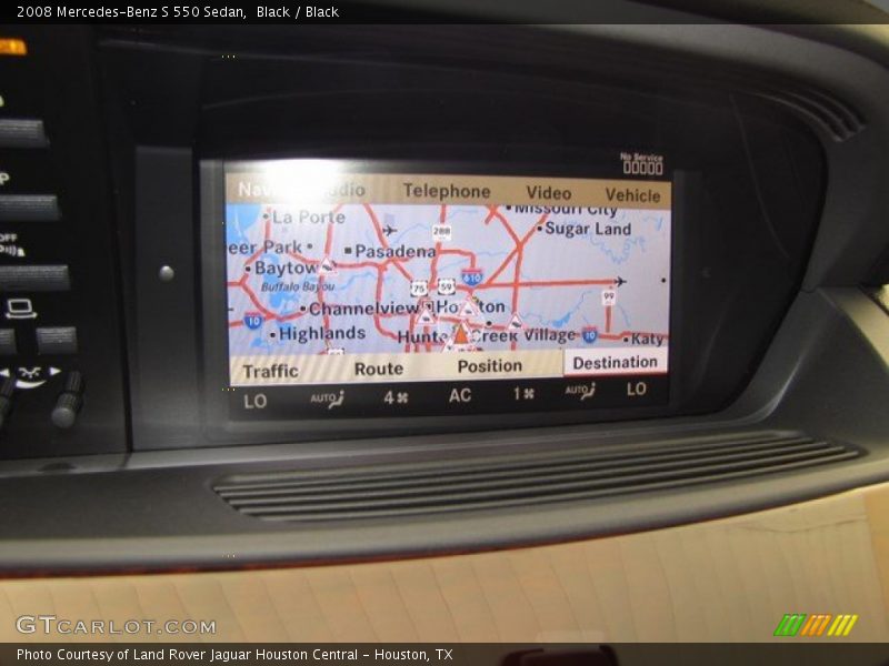 Black / Black 2008 Mercedes-Benz S 550 Sedan