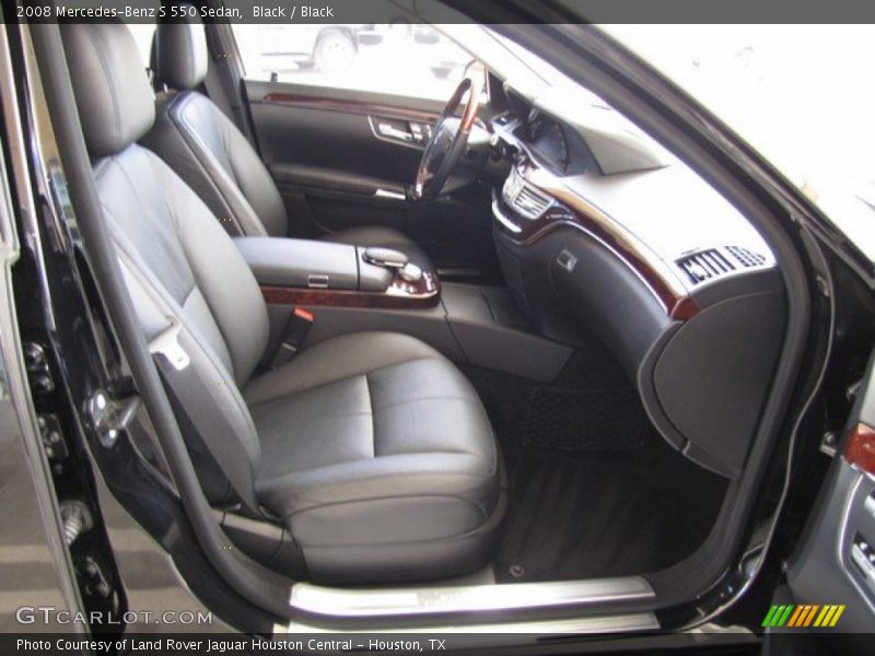 Black / Black 2008 Mercedes-Benz S 550 Sedan
