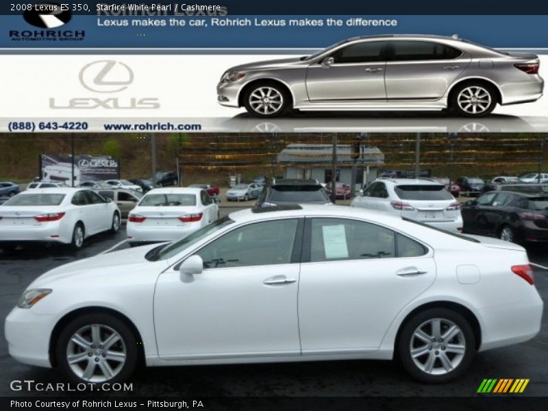 Starfire White Pearl / Cashmere 2008 Lexus ES 350