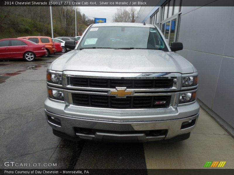 Silver Ice Metallic / Jet Black 2014 Chevrolet Silverado 1500 LT Z71 Crew Cab 4x4