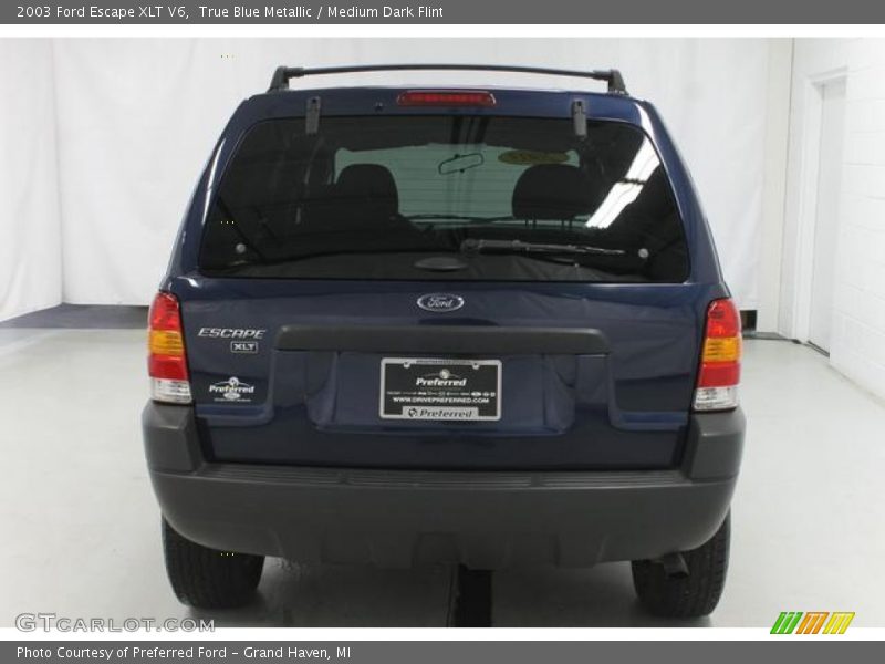 True Blue Metallic / Medium Dark Flint 2003 Ford Escape XLT V6