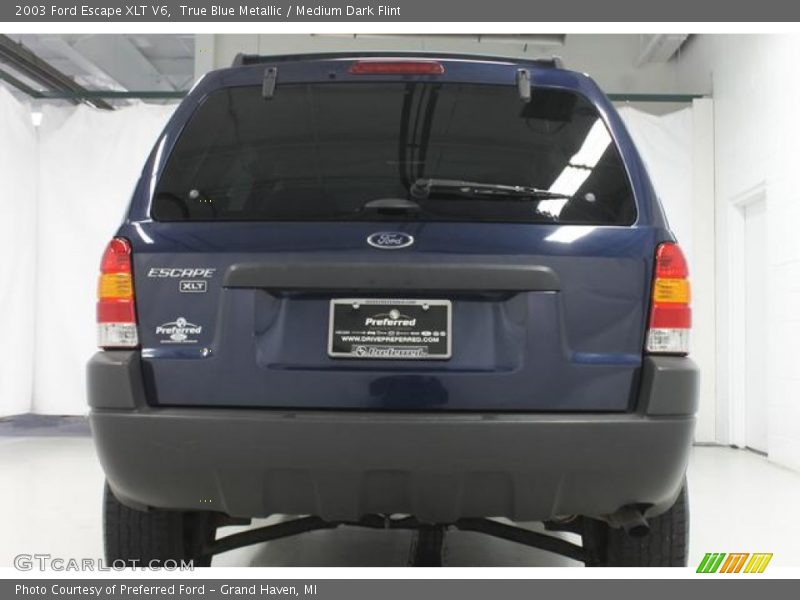 True Blue Metallic / Medium Dark Flint 2003 Ford Escape XLT V6