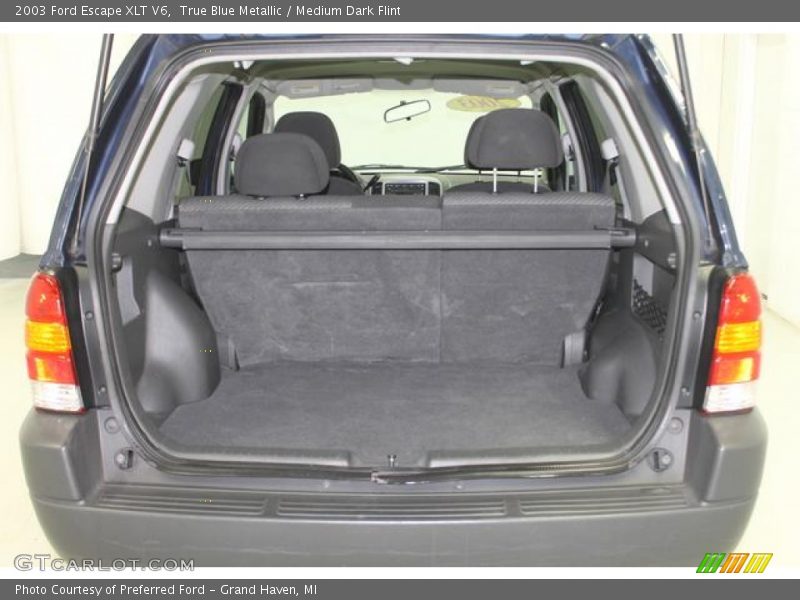 True Blue Metallic / Medium Dark Flint 2003 Ford Escape XLT V6