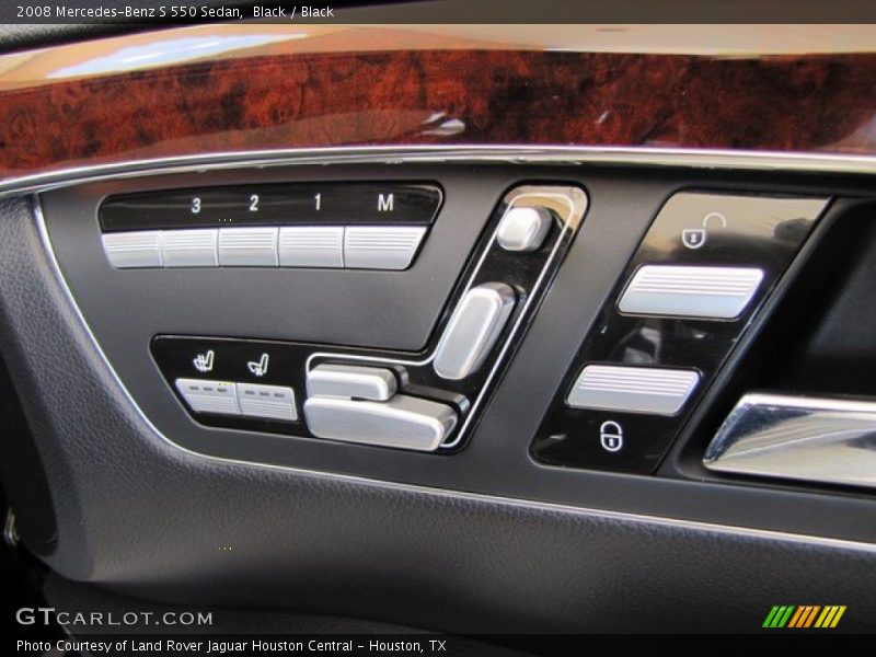 Black / Black 2008 Mercedes-Benz S 550 Sedan