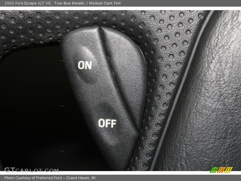 True Blue Metallic / Medium Dark Flint 2003 Ford Escape XLT V6