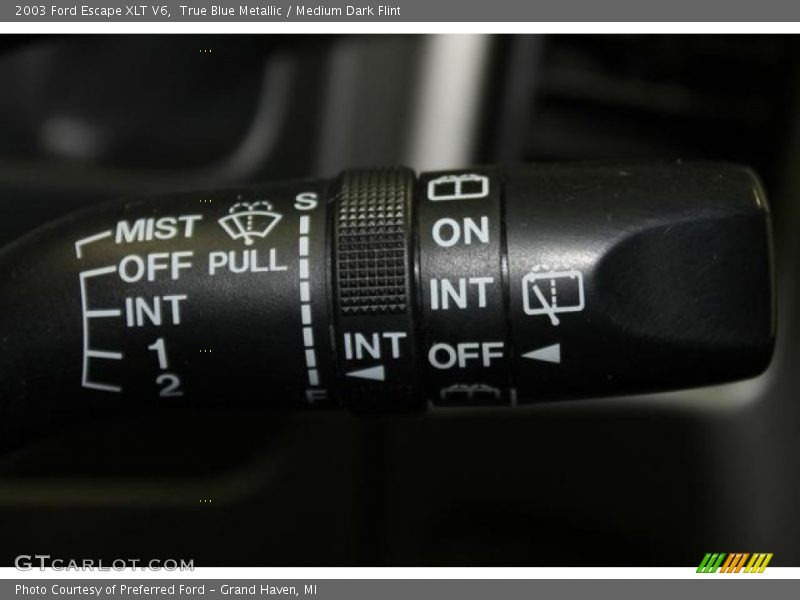 True Blue Metallic / Medium Dark Flint 2003 Ford Escape XLT V6