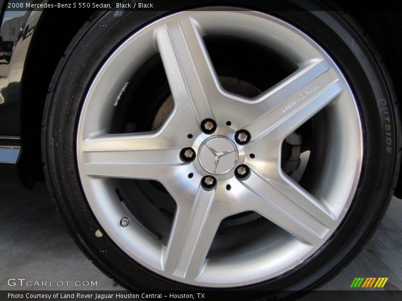 Black / Black 2008 Mercedes-Benz S 550 Sedan