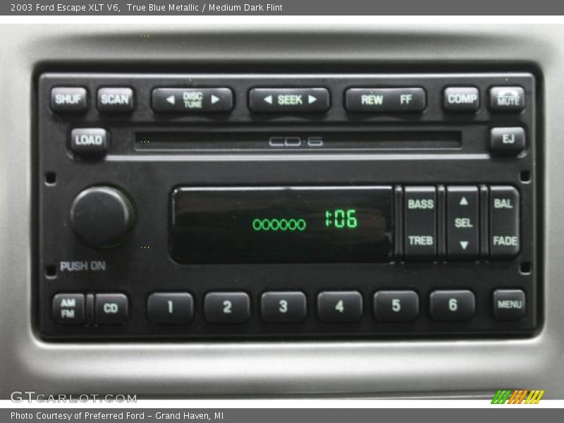 True Blue Metallic / Medium Dark Flint 2003 Ford Escape XLT V6