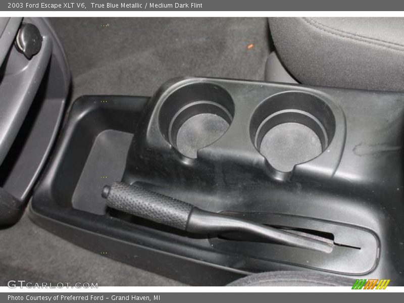 True Blue Metallic / Medium Dark Flint 2003 Ford Escape XLT V6