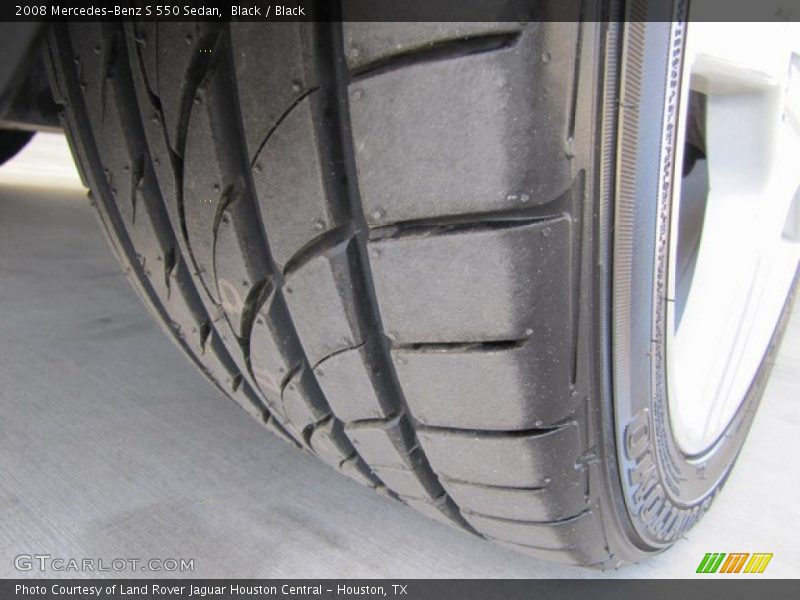 Black / Black 2008 Mercedes-Benz S 550 Sedan