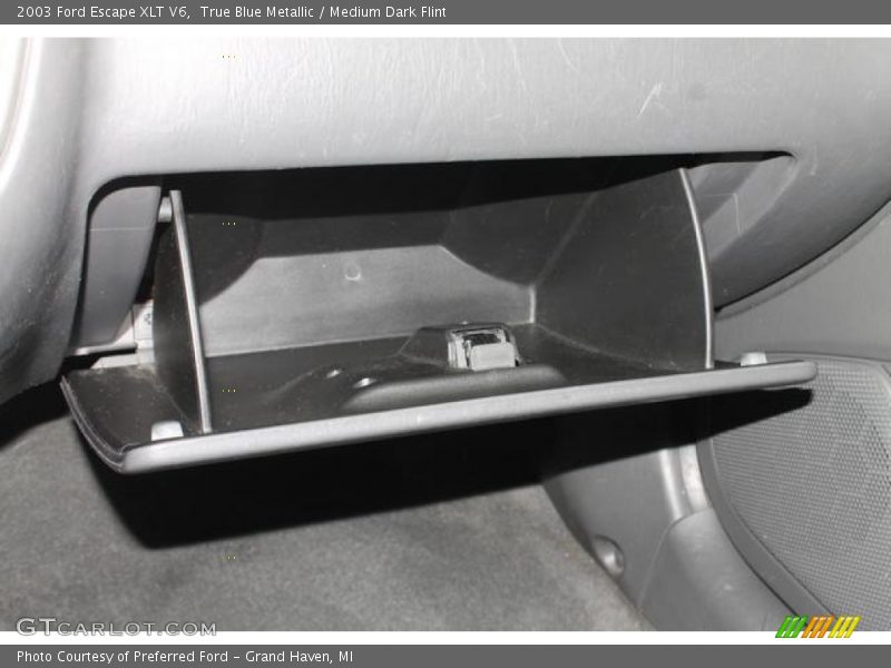 True Blue Metallic / Medium Dark Flint 2003 Ford Escape XLT V6