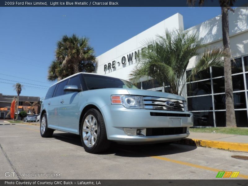 Light Ice Blue Metallic / Charcoal Black 2009 Ford Flex Limited