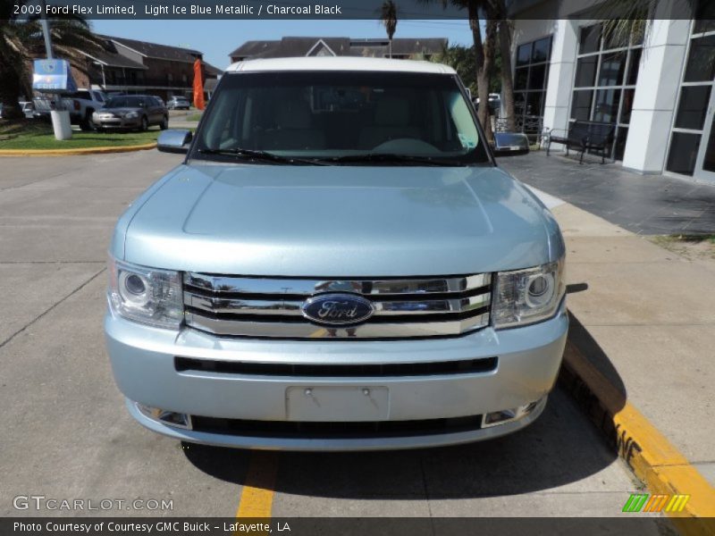 Light Ice Blue Metallic / Charcoal Black 2009 Ford Flex Limited