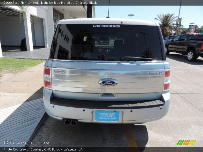 Light Ice Blue Metallic / Charcoal Black 2009 Ford Flex Limited