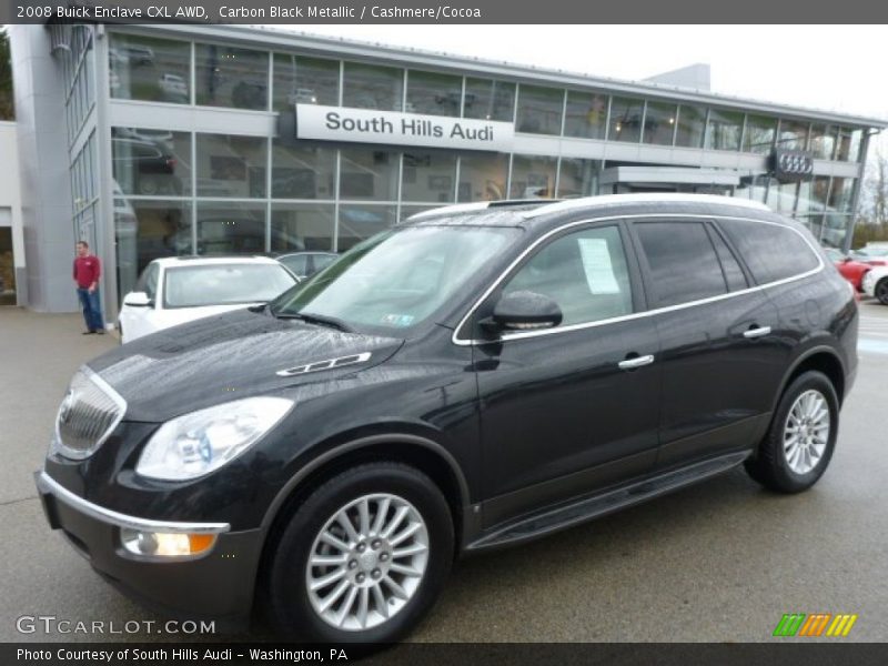 Carbon Black Metallic / Cashmere/Cocoa 2008 Buick Enclave CXL AWD
