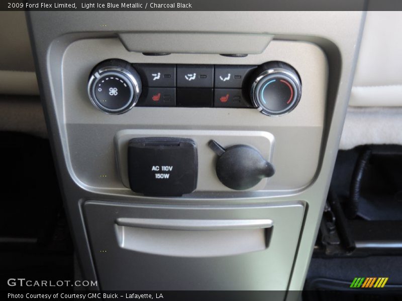 Light Ice Blue Metallic / Charcoal Black 2009 Ford Flex Limited