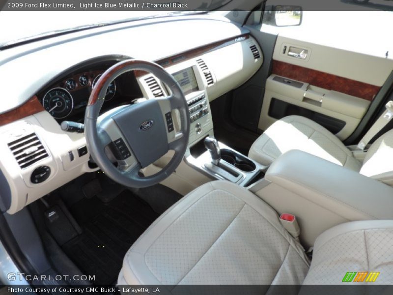 Light Ice Blue Metallic / Charcoal Black 2009 Ford Flex Limited