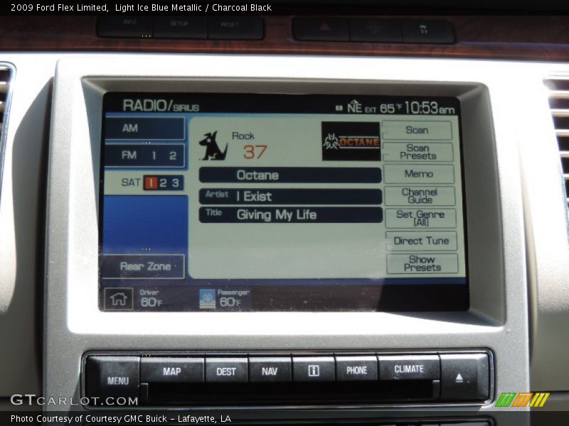 Light Ice Blue Metallic / Charcoal Black 2009 Ford Flex Limited