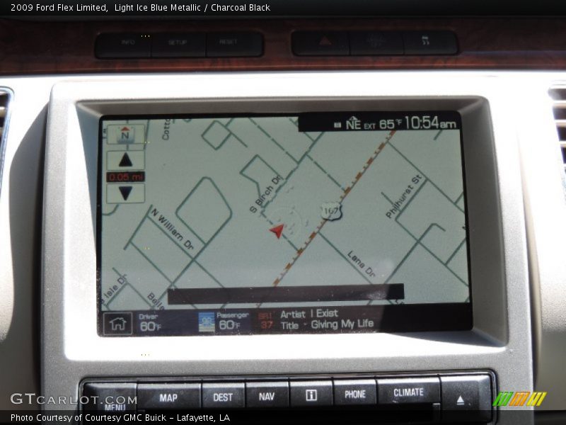 Light Ice Blue Metallic / Charcoal Black 2009 Ford Flex Limited