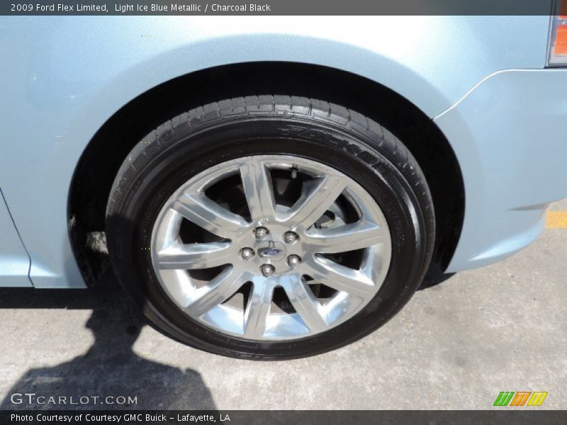 Light Ice Blue Metallic / Charcoal Black 2009 Ford Flex Limited