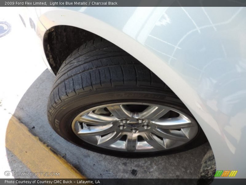 Light Ice Blue Metallic / Charcoal Black 2009 Ford Flex Limited