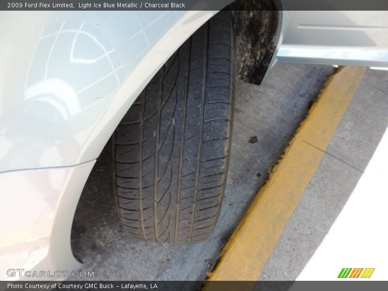 Light Ice Blue Metallic / Charcoal Black 2009 Ford Flex Limited