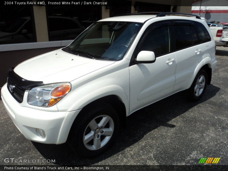 Frosted White Pearl / Dark Charcoal 2004 Toyota RAV4 4WD