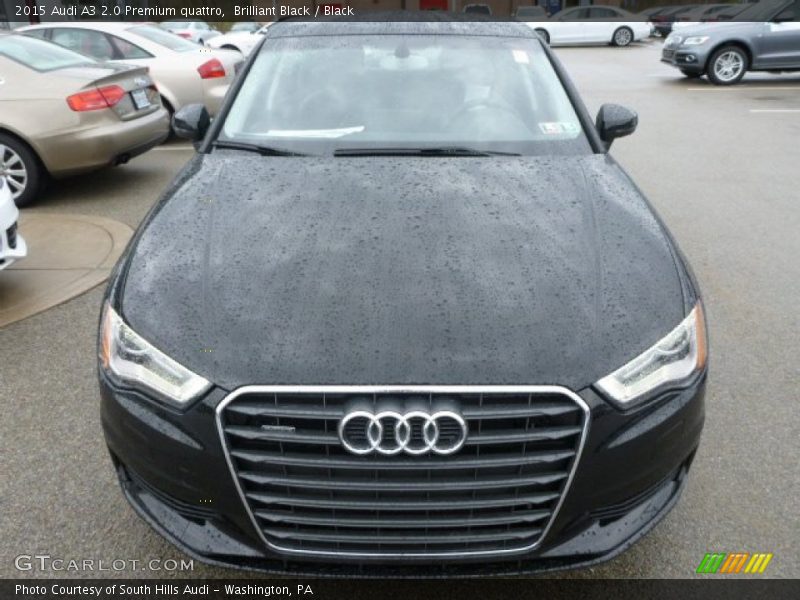 Brilliant Black / Black 2015 Audi A3 2.0 Premium quattro