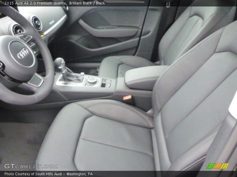 Brilliant Black / Black 2015 Audi A3 2.0 Premium quattro