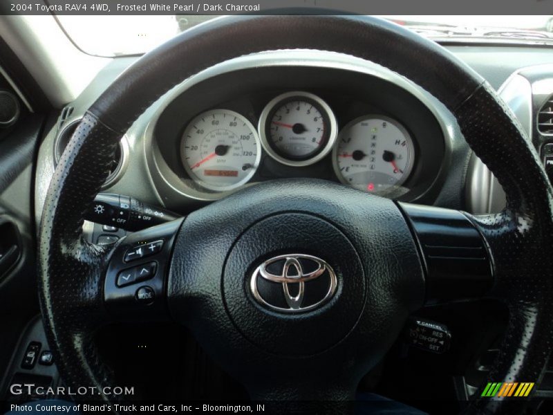 Frosted White Pearl / Dark Charcoal 2004 Toyota RAV4 4WD