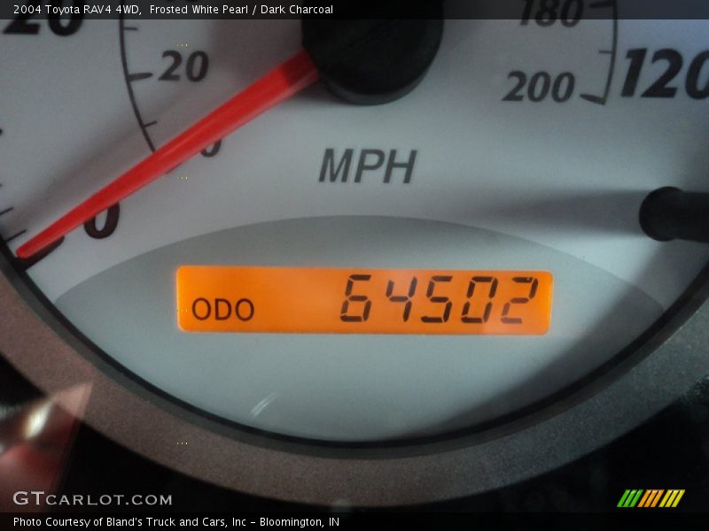 Frosted White Pearl / Dark Charcoal 2004 Toyota RAV4 4WD