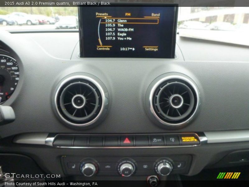 Brilliant Black / Black 2015 Audi A3 2.0 Premium quattro