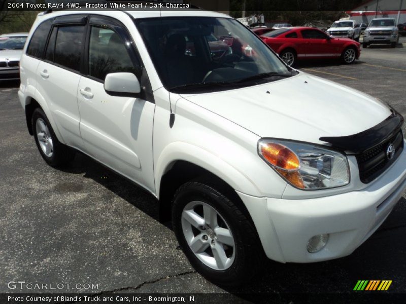 Frosted White Pearl / Dark Charcoal 2004 Toyota RAV4 4WD