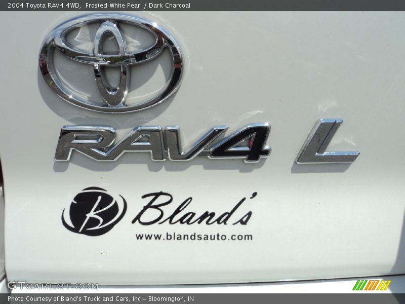 Frosted White Pearl / Dark Charcoal 2004 Toyota RAV4 4WD